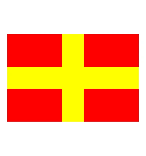 Signalflagg (30 x 45 cm) bokstav R
