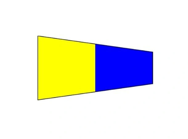 Signalflagg (30 x 45 cm) tall 5