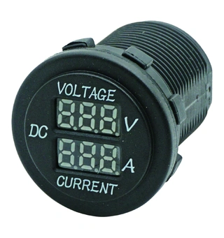 1852M Digital volt- og amperemeter 6V-30V DC/0A-10A DC