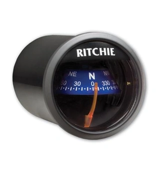 RITCHIE Panelmontert kompass X-21BU Sort/blå - Rose: 51mm