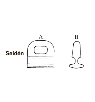 SEASURE Seilglider HA458 5 pk. Seldén - A:30mm / B: 14mm