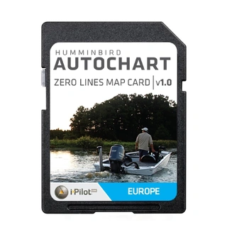 HUMMINBIRD AutoChart ZeroLine SD-Kort Kart over europeiske innsjøer