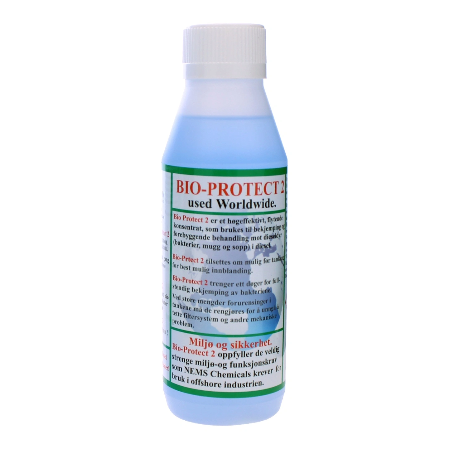 Bio-Protect 2, 250 ml Dieseltilsetning for dieseldyr