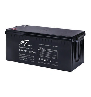 RITAR Lithium Batteri 12V 200Ah (LiFePO4) BMS 100A