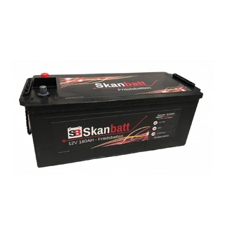 SKANBATT Fritidsbatteri 12V 180AH (513x223x203/223mm) +venstre - 1000CCA
