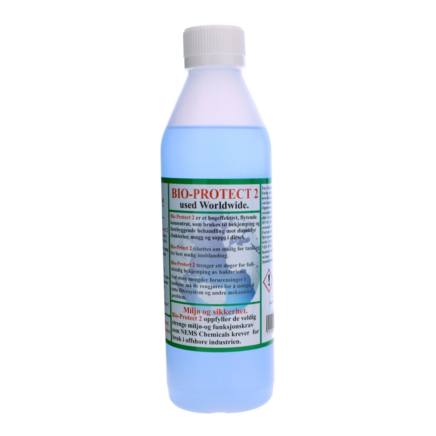 Bio-Protect 2, 500 ml Dieseltilsetning for dieseldyr