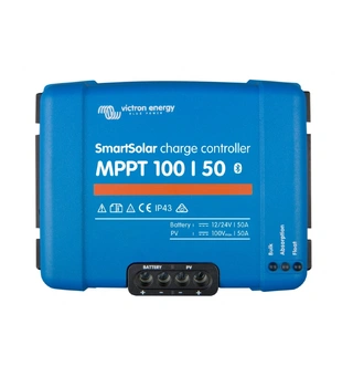 VICTRON  SmartSolar MPPT 100/50 12/24V - m/bluetooth - 50A