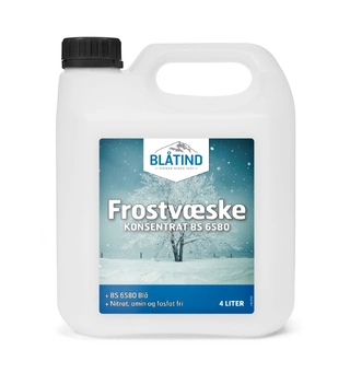BLÅTIND Frostvæske Blå - BS 6580 4 L - Konsentrat