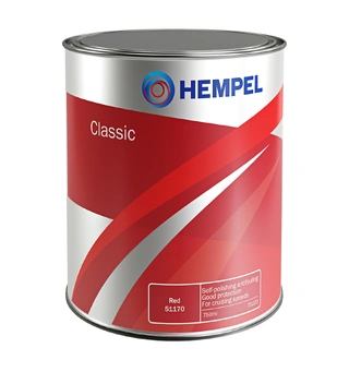 HEMPEL Classic bunnstoff 0,75l Velegnet for trebåt - mykt bunnstoff
