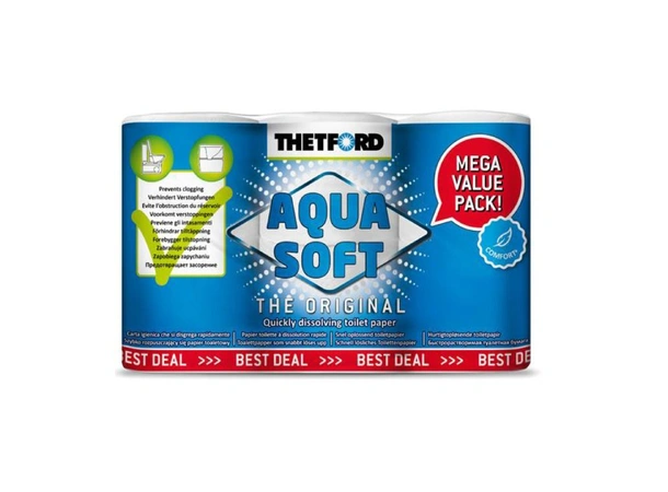 THETFORD Aqua Soft Toalettpapir (6 pk.)