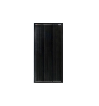 SKANBATT Solcellepanel 110w 107x55x3cm Ramme panel Mono - Perc - All Black