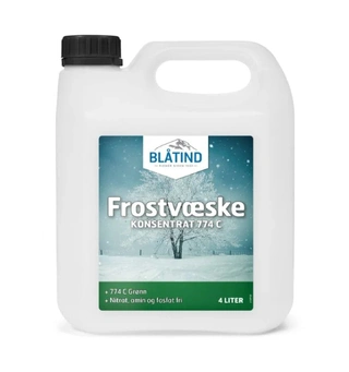 BLÅTIND Frostvæske Grønn - 774 C 4 L - Konsentrat - Tilsvarer G-48