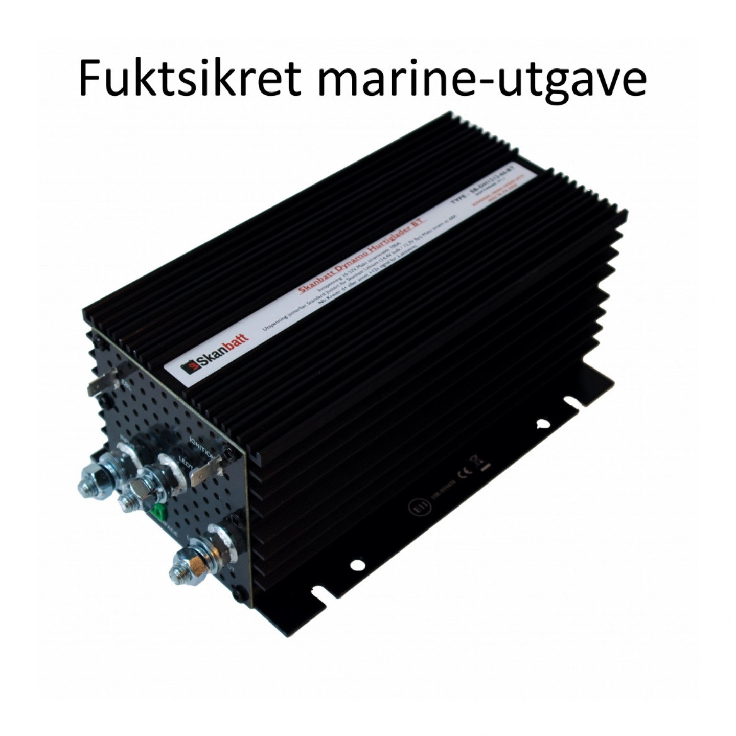 SKANBATT 66A Dynamo Hurtiglader Marine m/blåtann -Dcdc for båter, bobiler