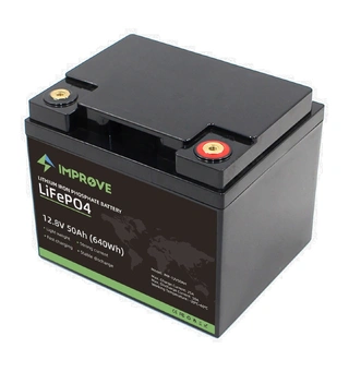 IMPROVE Lithium Batteri 12V 50Ah LiFePO4 BMS 50A - Bluetooth