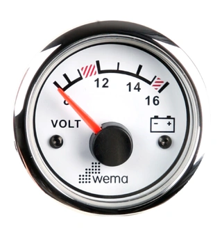 WEMA Voltmeter analog 52mm