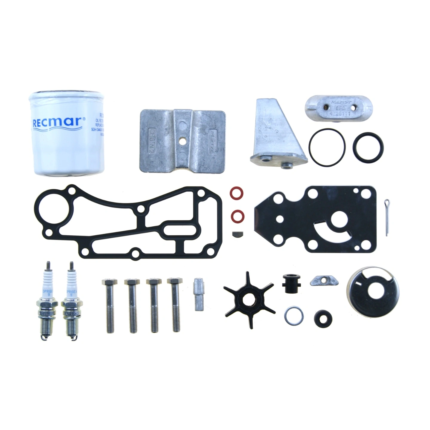 RECMAR Servicesett til Yamaha F9.9C (1998-08) F15A (1998-07) kit