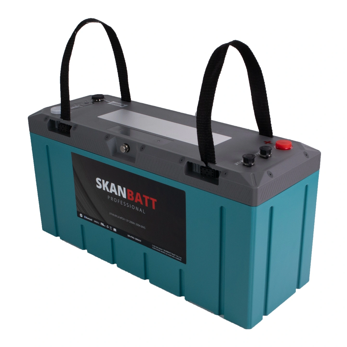 SKANBATT Lithium Professional IP67 12V 200Ah 200A  BMS 8-års garanti!